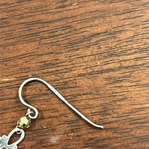 Michael Anthony 10K Gold & 925 Silver Dangle Earrings. - Picture 11 of 14